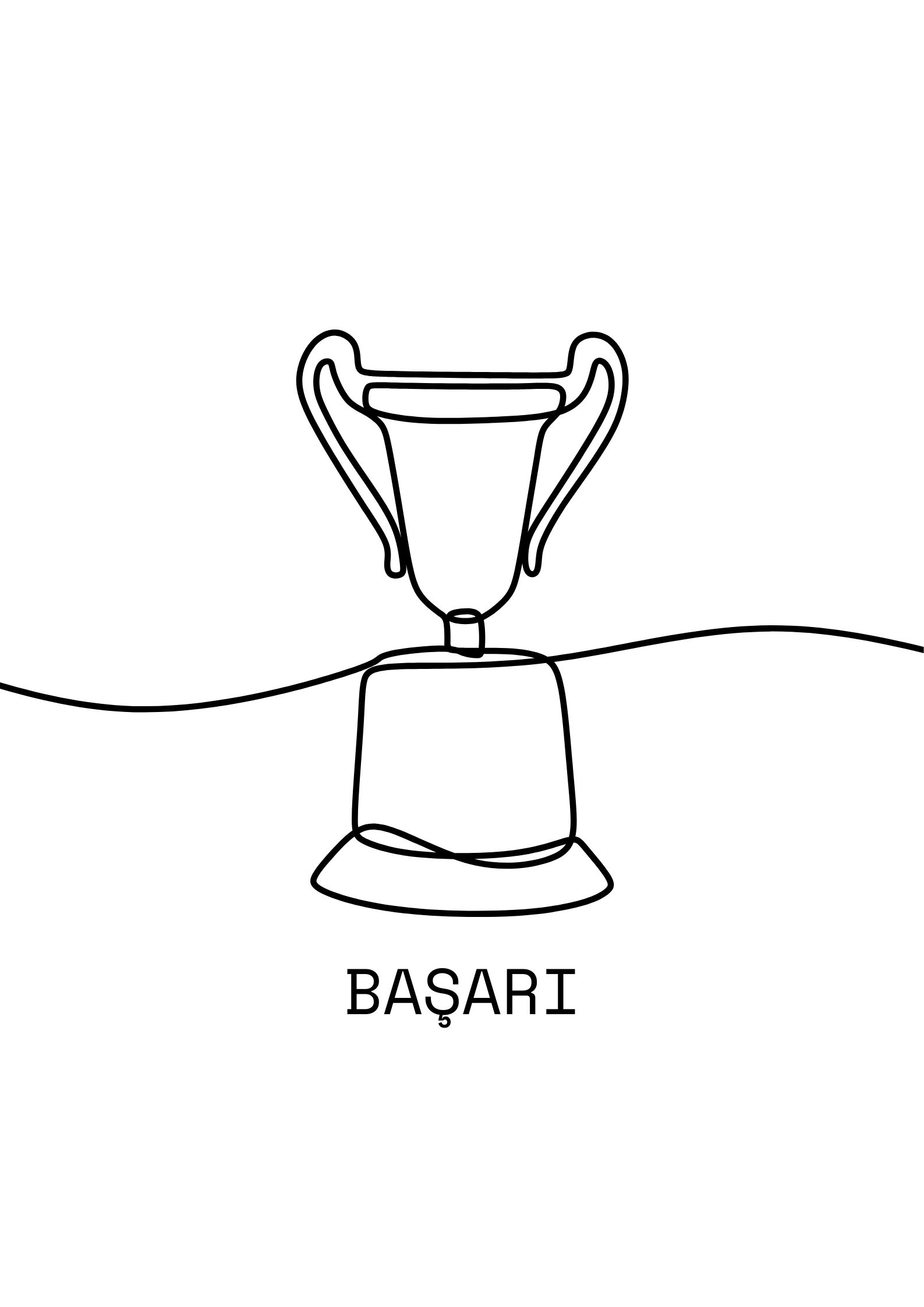 Red-aesthetic-success-line-art-poster